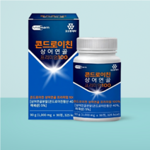 코오롱제약 콘드로이친 상어연골 프리미엄100, 8개(24개월)