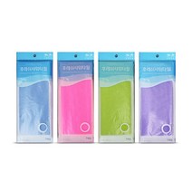 송월타올 후레쉬 샤워타월 4매, 연두, 1장