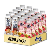 [설렘나누기] 퀘이커 마시는 오트밀 패키지 세트, 설렘나누기, 20페트, 그레인 10 + 딸기 10
