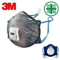 방진마스크 3M-8922C 흡착층 (1급-10개입) 마스크 방독면 호흡보호구 1 2 특급 방진 흄, 10 ea/카톤