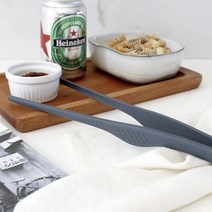 md162 국산 크로플집게 실리콘 와플 집게 요리집게, 진그레이
