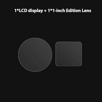 Insta360-ONE R 트윈 에디션 및 Insta 360 ONE R 4k 광각 카메라 렌즈 LCD 필름 화면 보호기 강화 유리 보호, 1Pack LCD and Leica