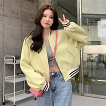 패션 스트릿 빈티지 패치워크 야구점퍼 가을 아우터