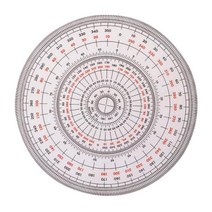 아톰 전원분도기(18cm 정원)측정 제도 기록 그림 건축 건설 도면 인테리어 오피스 사무 측량
