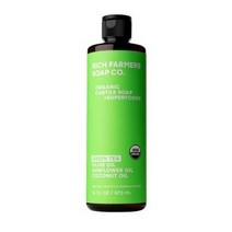 리치파머스 오가닉 캐스틸 솝 슈퍼 푸드 바디워시 그린티, 7개, 473ml
