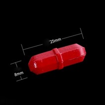 자석교반기 PTFE 8x25mm 교반기 교반 막대 부식 방지 스핀바 생물 자기 연구 화학, 1.Red, 1개