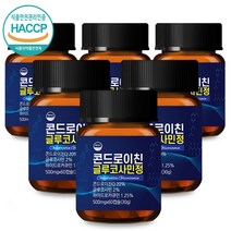 The큰나무 콘드로이친 글루코사민정, 60캡슐, 500mg, 6통