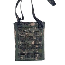 국산 육군 휴대용 접이식지도낭 밀리터리 목걸이형 상황판 음어낭 밸크로 지도판 작전판