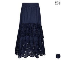 펀칭레이스티어드롱스커트SCSAF2374