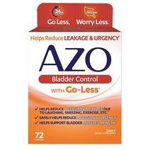 아조 브래더 컨트롤 호박씨 콩 배아 추출물 혼합 AZO Bladder Control With Go Less 72정