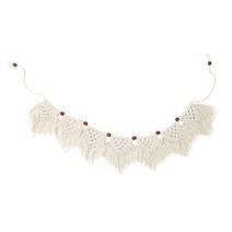 마크라메 뜨개 가랜드 감성캠핑 인테리어 장식 소품, 아이보리