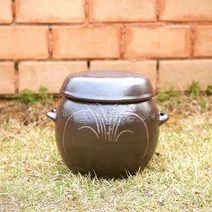 신 옹기 항아리 15kg 장독 소금항아리 현관소금, 1개