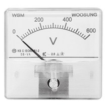 우성이앤에스 각형메타 전압계 지시전기계기 판넬메타, DC, DC 30V