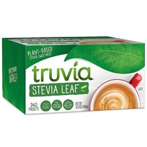 Truvia 천연 스테비아 감미료 패킷 997.9 g (35.2 온스) 500개 (1팩) 378438, 240 Count (Pack of 1)