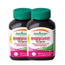 자미에슨 츄어블 멀티비타민 1350mg, 6병