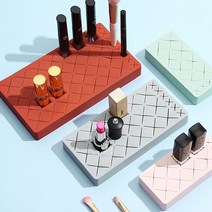 생활탐구 실리콘 립스틱 정리함 립스틱홀더 화장품정리대, 1개, 블루-대형