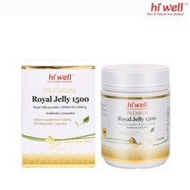 뉴질랜드 하이웰 로얄제리 1500mg 식물성 300캡슐 파우더 분말 면역력 영양제, 단품