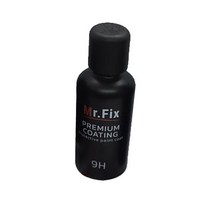2*50ML Mr Fix 9H 자동차 산화 액체 세라믹 코트 슈퍼 소수성 유리 코팅 세트 폴리실록산 및 기타 나노 재료, Black