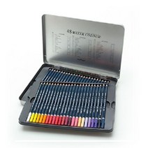48색 수채화 색연필 틴케이스 컬러링북 미술 화방용품