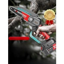 휴대용 목공 가정용 다기능 톱, 6인치 배터리 2개 체인 2개