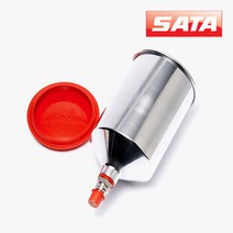 SATA 사타 정품 중력식 알루미늄 750CC 스프레이건 컵 137729 도료컵 페인트컵 센터컵