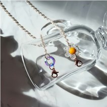 디작소 마스크줄 마스크스트랩 체인 여자 목걸이 아크릴꽃