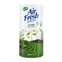 홈즈 에어 후레쉬 크리스탈 워터 맑은 그린티 방향제 본품, 400ml, 1개