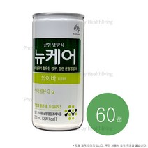 뉴케어 화이바 200mlx60캔 KF94마스크 1매 증정, 60캔, 200ml