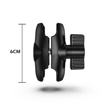 액션캠대여 초미니무선카메라 바디캠 6CM 9CM 짧은 롱 더블 소켓 암 Gopro 카메라에 대 한 1 인치 공 기지에 램 마운트에 자전거 오토바이 전화 홀더, [01] 6CM