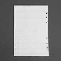 모눈다이어리속지 다이어리 그리드 리필 용지 6공 A5