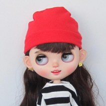 베이비돌 장난감 어린이장난감 뜨거운 판매 Blythe 인형 캐주얼 니트 모자 Blyth pullip Licca Azone 1/6 액세서리, [04] Red