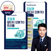 뉴트리원 초임계 식물성캡슐 알티지 오메가3 트리플 저온초임계추출 EPA DHA rTG 활력환 기획세트, 30캡슐, 2박스