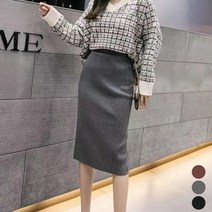 큐롯 여성스커트 데님 밴딩 롱치마 몸매 치마 편안한