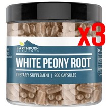 어스본 작약추출물 White Peony Root 760mg 200캡슐 3개