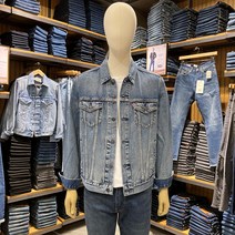 [리바이스] [72334-0574] 남성 유니 트러커 프리미엄 청자켓 LEVIS 오리지널 라이트워싱 데님자켓