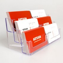 명함꽂이 모음 1단 2단 3단 4단 6단 8단 메모 쿠폰 거치대 명함집, 선택04.4507_파랑/4단