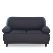 [갬성소파 한정수량 추가즉시할인] 에보니아 엔느 2인용소파, 패브릭룩방수가죽_초코