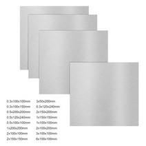 1pcs 알루미늄 판 100mmx100mm200x200mm 알루미늄 판 diy 재료 레이저 절단 프레임 금속 판 두께 0.3-10mm, 01 0.5x100x150mm