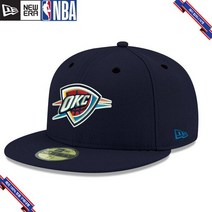[미국정품] 876126 뉴에라 NBA 스냅백 캡모자 Oklahoma City Thunder New Era Official Team Color 59FIFTY Fitted Hat -