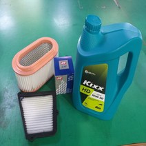 포터-2구형오일교환4종셋트(에어+오일+캐빈+엔진오일), 기본