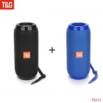 부메스터 포칼 자동차 차량 스피커 T& G TG117 휴대용 블루투스 스피커 무선 베이스 컬럼 방수 야외 음, 19 Black Blue_01 스피커