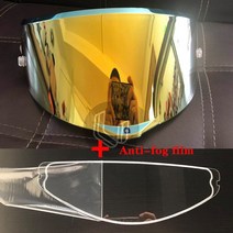 AGV PISTA GP RR CORSA R GPR 70 주년 기념 11 색 오토바이 헬멧 썬 바이저, Set of gold|폴란드