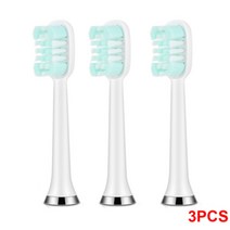 치과 치아 미백 치석 제거제 초음파 치아 청소기 전동 칫솔 치과 결석 제거 스케일러 구강 세정기, 3 브러쉬