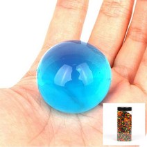 크리스탈볼 8mm 1000g 케이스포함 하이드로 소일 워터젤 고흡수성수지 수정토 대체토양 수경재배 방향제 개구리알모양
