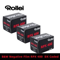 35MM필름 카메라 필름 Kodak 전문 카메라용 오리지널 Rollei PRX 400 135 35mm 흑백 네거티브 36 노출롤 1 3 5 롤, 2.3 ROLL
