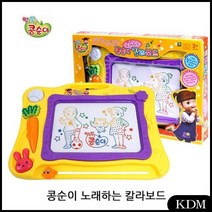 KDM 콩순이 노래하는 알파벳따라쓰기놀이 1P 자석그림판 그림그리기 칼라보드 도장찍기놀이, 단일 출판사
