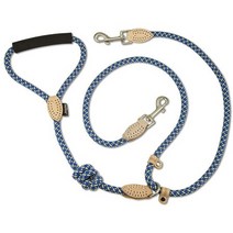 일본직발송 4. [ DOG Helios ]개 2마리 리드 중형견 대형견 (직경 10mm) 진짜 가죽 수제 2마리 펫 리드 일, One Size_One Color, One Color