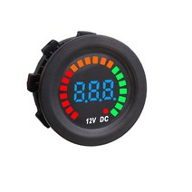 DC 12V 범용 자동차 오토바이 보트 LED 디지털 전압계 패널 볼트 미터 모니터