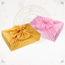 보자기 특대 예단 답례품 이바지 상견례선물 첫인사 과일바구니 선물포장, 분홍색