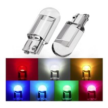 피트인 자동차 T10 LED 벌브 7색 램프 전구 계기판 미등 번호판등 번데기 도어램프 화장등, 스카이블루